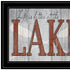 Set Of Two Lake Life is Better 3 Black Framed Print Wall Art