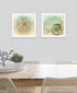 Set Of Two The Sea I and Sea II 2 White Framed Print Wall Art