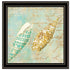 Set Of Four Ocean 1 Black Framed Print Wall Art