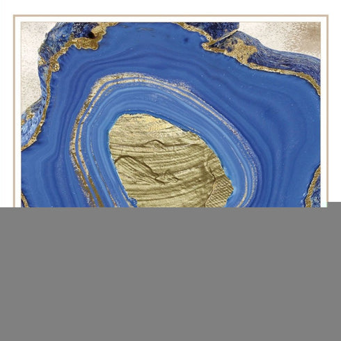 Set Of Two Perisse Cobalt 2 White Framed Print Wall Art