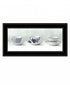 Cups and Saucers 1 White Framed Print Wall Art