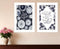 Set Of Two The Secret Beauty White Framed Print Wall Art
