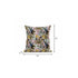 20” Gold Pink Tropical Suede Throw Pillow