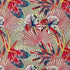 18” Red Gold Tropical Suede Throw Pillow