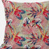 18” Red Gold Tropical Suede Throw Pillow