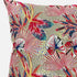 18” Red Gold Tropical Suede Throw Pillow