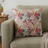 18” Red Gold Tropical Suede Throw Pillow