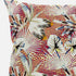 18” White Red Tropical Suede Throw Pillow