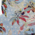 18" Light Blue Red Roses Suede Throw Pillow