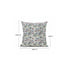 18" Light Green Gray Roses Suede Throw Pillow