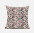 20" Red Pale Green Roses Suede Throw Pillow