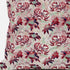 18" Red White Roses Suede Throw Pillow