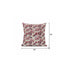 18" Red White Roses Suede Throw Pillow