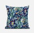 20" Blue Turquoise Springtime Suede Throw Pillow