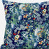 20" Blue Turquoise Springtime Suede Throw Pillow
