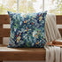20" Blue Turquoise Springtime Suede Throw Pillow