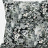 16" Gray White Springtime Suede Throw Pillow