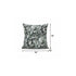 16" Gray White Springtime Suede Throw Pillow