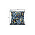 18" Blue Yellow Springtime Suede Throw Pillow