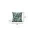 16" Green Black Springtime Suede Throw Pillow
