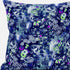 20" Purple Blue Springtime Suede Throw Pillow