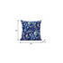 20" Purple Blue Springtime Suede Throw Pillow