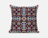 16" Green Orange Cloverleaf Boho Suede Throw Pillow