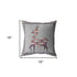 20" Purple Cream Boho Deer Suede Throw Pillow