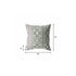 20" White Bird Maze Decorative Suede Throw Pillow
