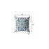 20" Blue Floral Forest Suede Throw Pillow