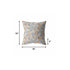 20" Orange Lavender Tropics Suede Throw Pillow