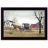 Goin to Market Black Framed Print Wall Art