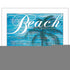 Beach Take Me There 2 White Framed Print Wall Art
