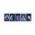 Ocean 2 White Framed Print Wall Art