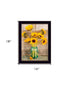 Country Sunflowers 1 Black Framed Print Wall Art