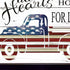 All Hearts Come Home for Love Truck 3 Black Framed Print Wall Art
