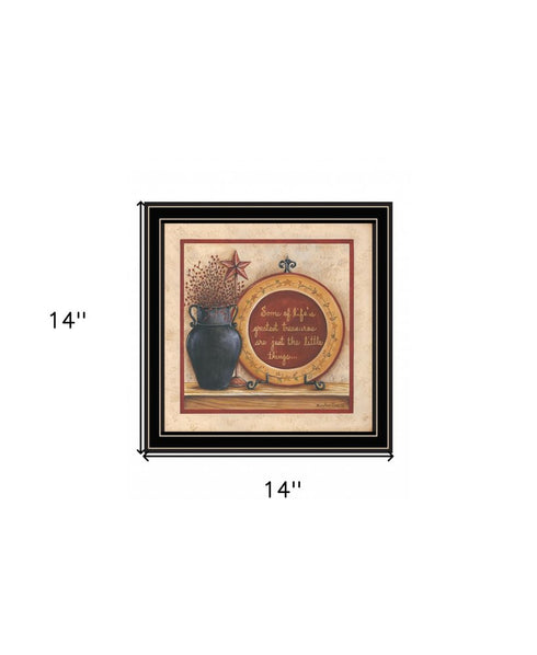 Greatest Treasures 2 Black Framed Print Wall Art