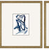 Set Of Three Mayhem II Framed Art Gold Picture Frame Print Wall Art