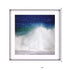 Blue Ocean Splash High White Shadowbox Framed Wall Art