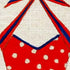 Set Of Four Red White And Blue Swimsuits Framed Print Wall Art