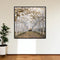 White Gold Canvas Black Floater Frame Print Wall Art