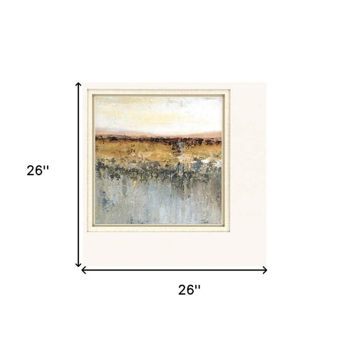 Set Of Two Antique Contemporary Framed Art Silver Picture Frame Print Wall Art