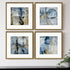 Set Of Four Sphere Framed Art Gold Picture Frame Print Wall Art