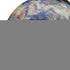 18" Blue Black And Navy Polyresin Dual Globe