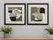 Set Of Two Olive Black Gold Wall Art