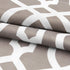 84" Taupe Trellis Black Out Window Curtain Panel