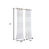 Set of Two 84" Gold Wave Embroidered Window Panels