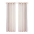Set of Two 84" Blush Solid Modern Window Panels
