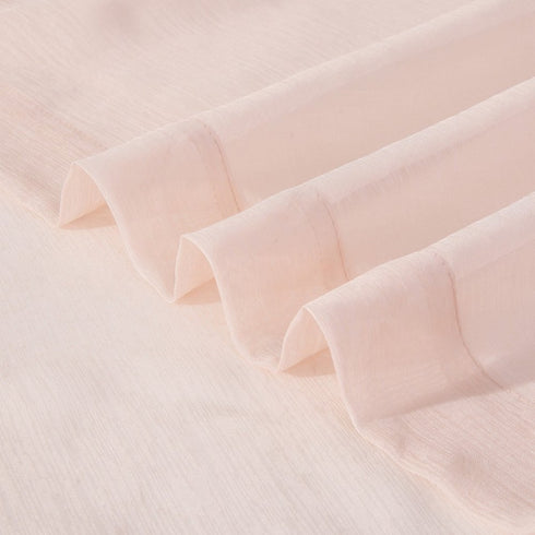 Set of Two 84" Blush Solid Modern Window Panels