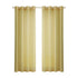 Set of Two 84" Gold Solid Modern Window Panels